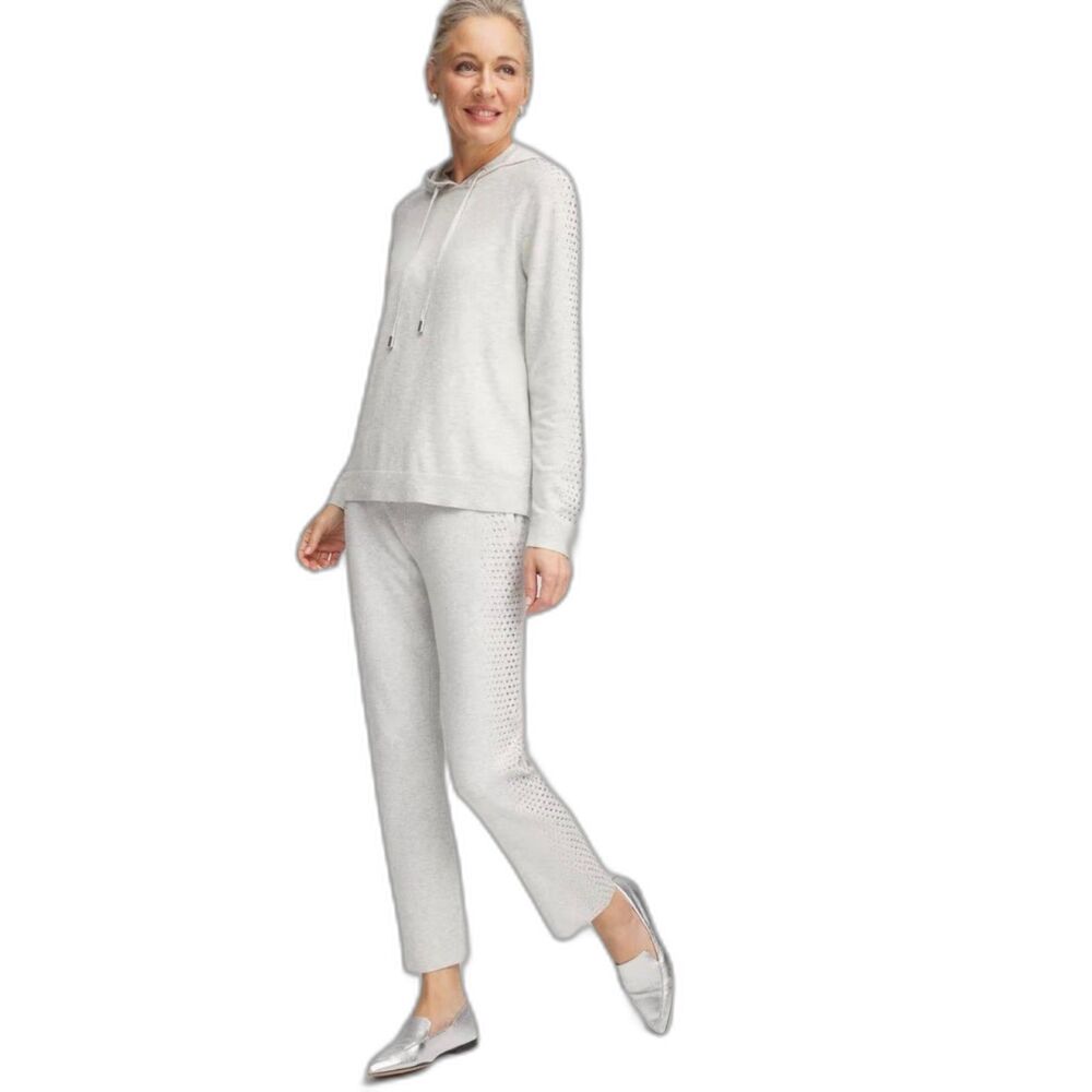 Chico’s Zenergy® Luxe Cashmere Blend Grey Rhinestone Set S